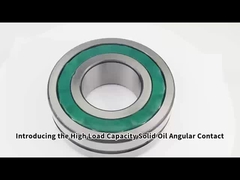 Operación suave rodamientos de bolas de ranura profunda rodamientos de aceite sólido alta capacidad de carga diseño sellado