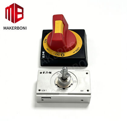 comprar 311273 Interruptor de manija giratoria montado en la puerta con capacidad de bloqueo/desbloqueo y codificado en color rojo/amarillo para interruptores de circuito Lectra & Eaton NZM1 online manufacture