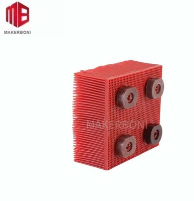 Bloque de cerdas de nylon rojo para máquinas de corte Vector VT5000 VT7000 | Cepillo de cerdas de grado industrial